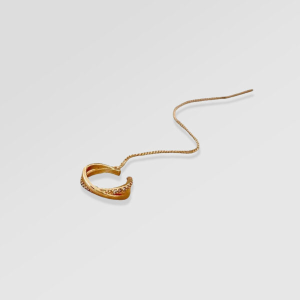 Earcuff Zircon Cross