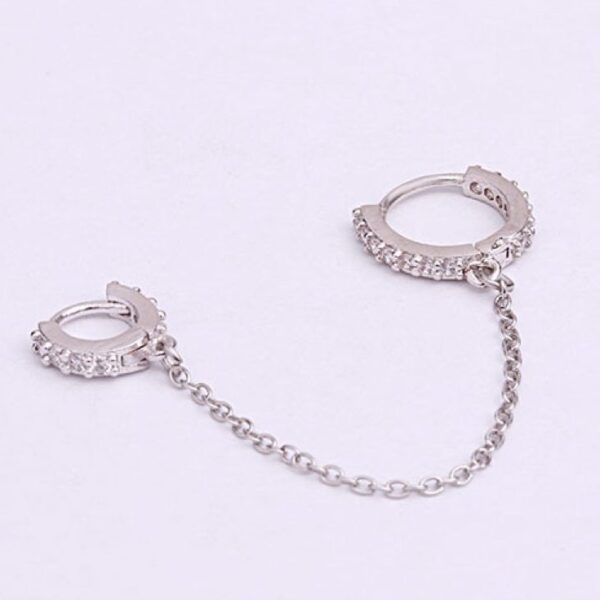 ZARCILLO ZIRCON CHAIN SILVER