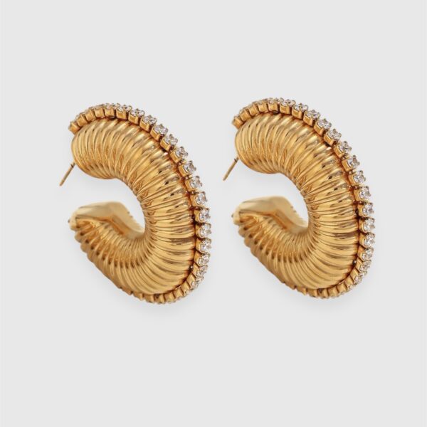 Zarcillos Zircon Sienna