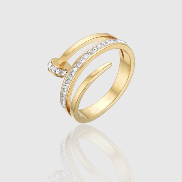 Anillo Clavo con Zircon