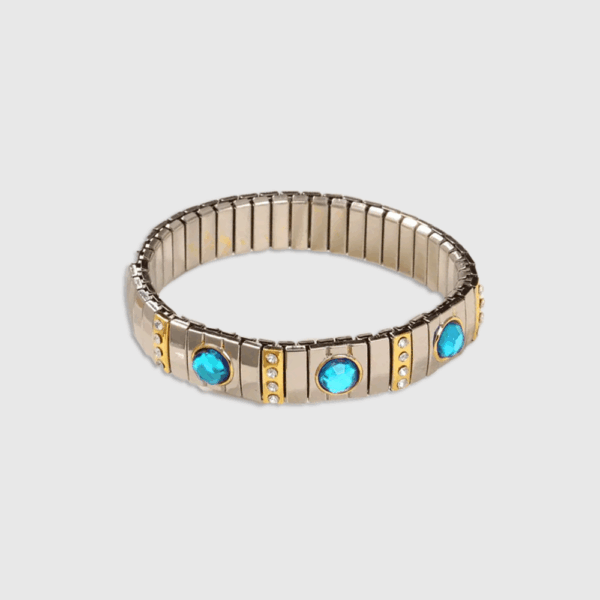 Pulsera Elastica con Turquesa