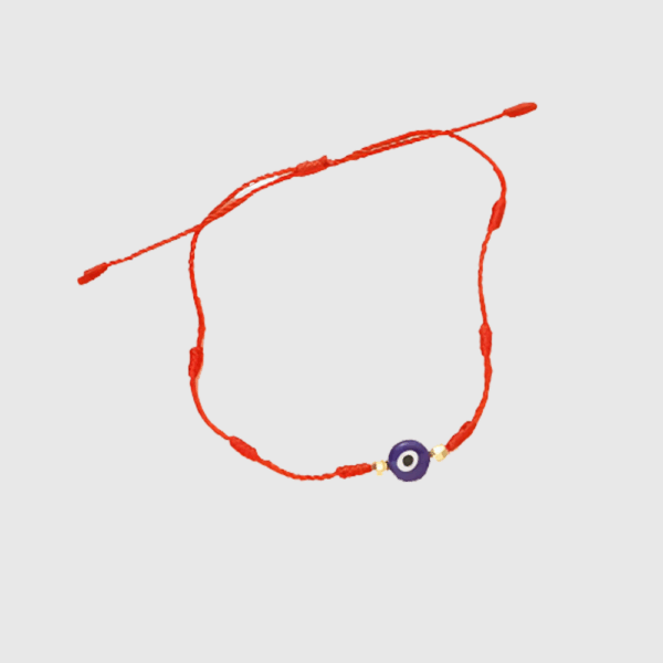 Pulsera Hilo Rojo 7 Nudos  Balin Dorado