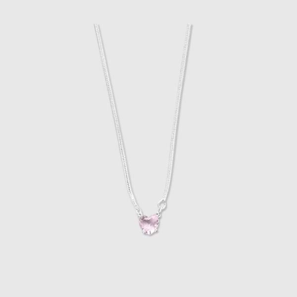 Pulsera Corazon de Color Plata 925