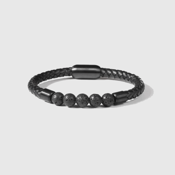 Pulsera Piedras Volcanicas Caballeros