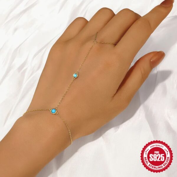 Hand Chain Blue Bezel