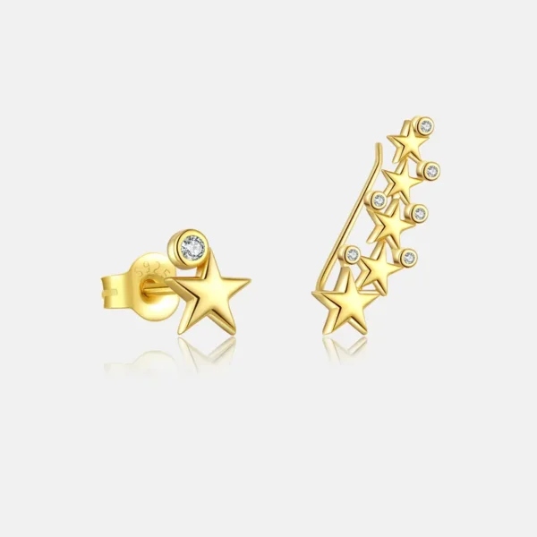 Zarcillos Asimetricos Plata 925