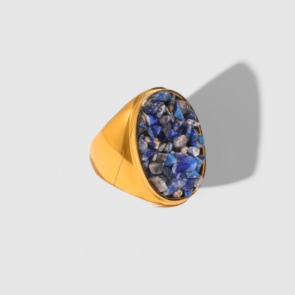 Anillo Blue Gems