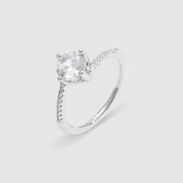 Anillo Compromiso Plata 925