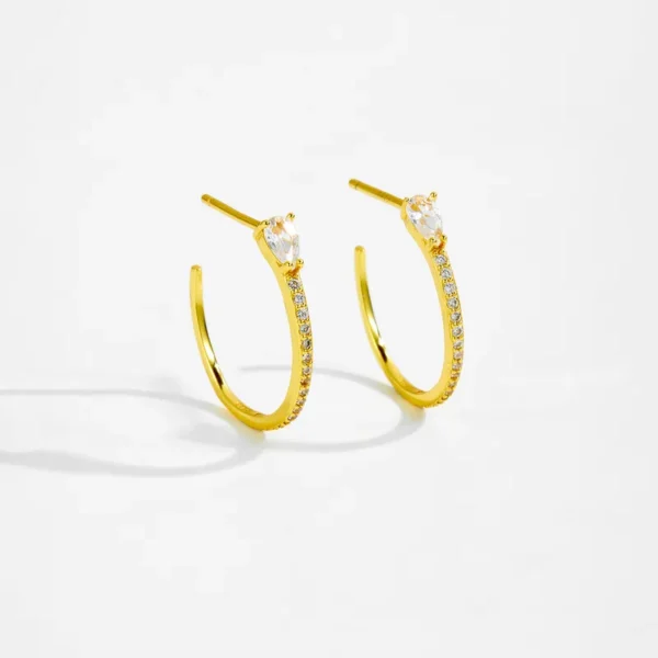 Zarcillos Marci Plata 925