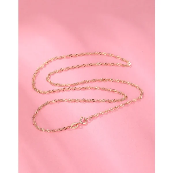 Cadena con textura Plata 925