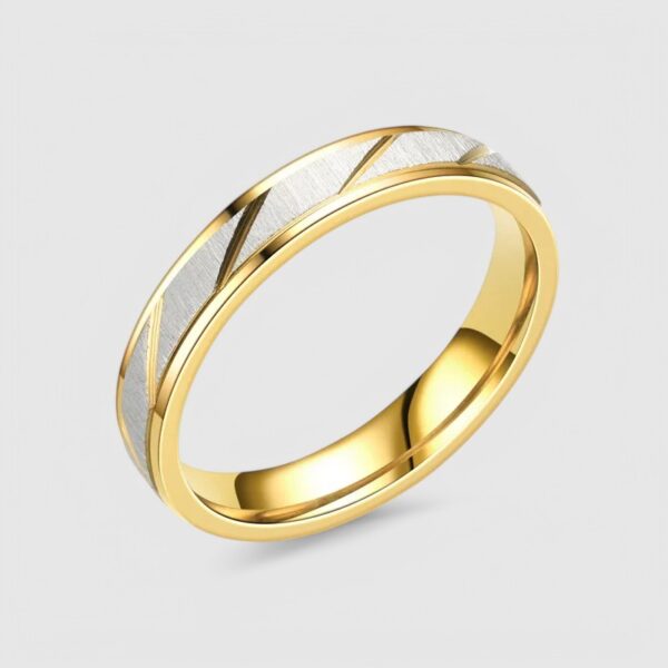 Anillo Alianza Compromiso Bicolor