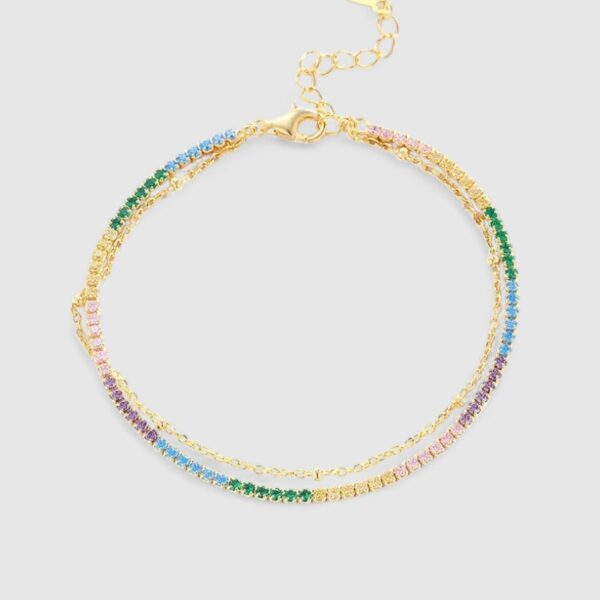 Pulsera Multicolor Plata 925