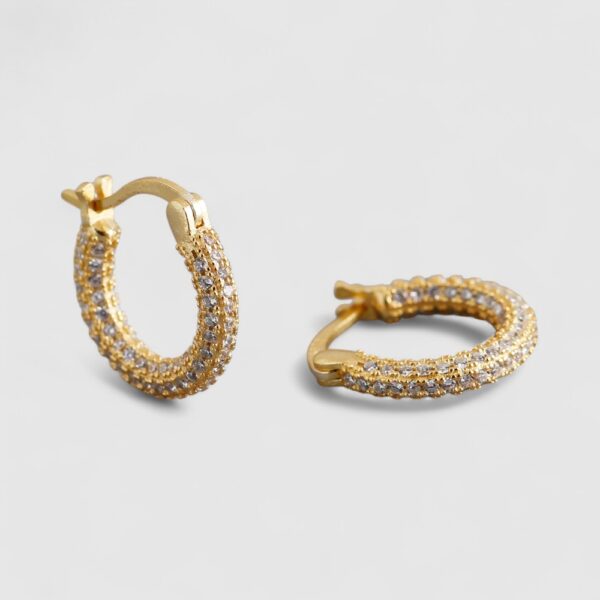 Zarcillo Zirconia Plata 925