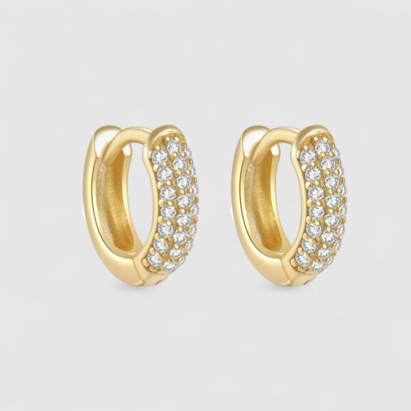 Topito Chunky Mini de Zircon Plata 925