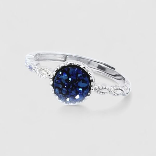 Anillo Blue Stone Plata 925