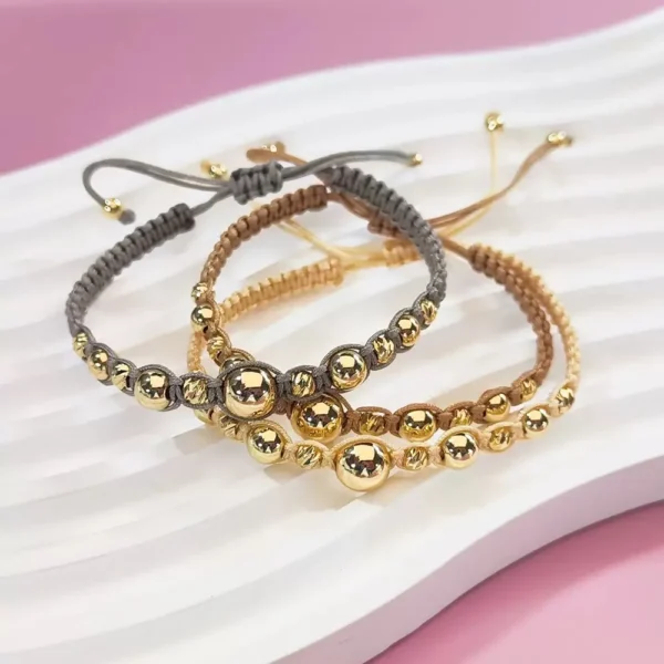 Pulsera de Balines Entretejidas