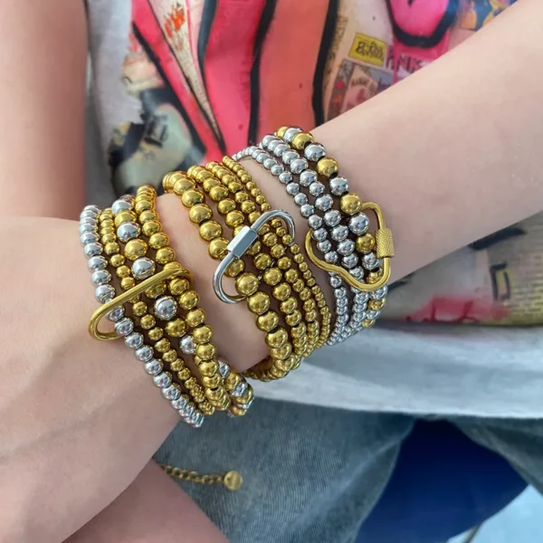 Pulsera De Balines con Clip