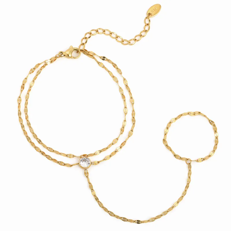 Handchain Doble con Punto de Luz - Imagen 2