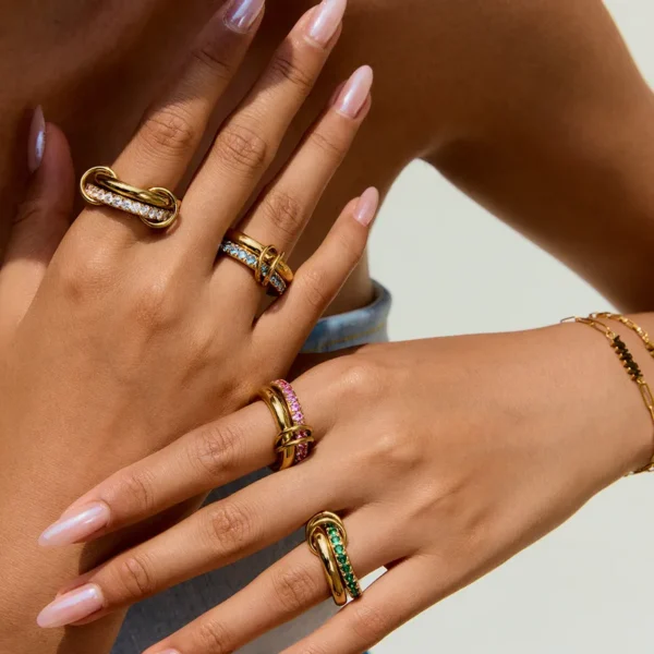 Anillo Catalina Brillante