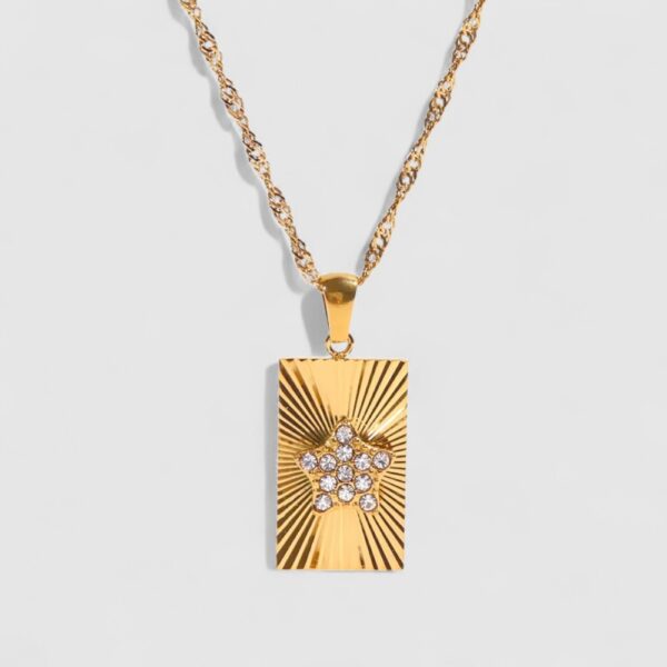 Collar Placa Estrella