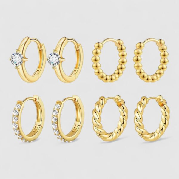 Set De Zarcillo 8 Pzas