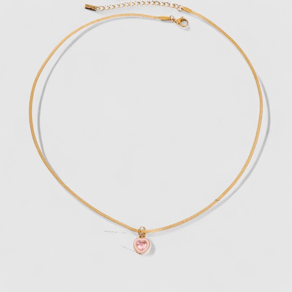 Collar Corazones De Colores