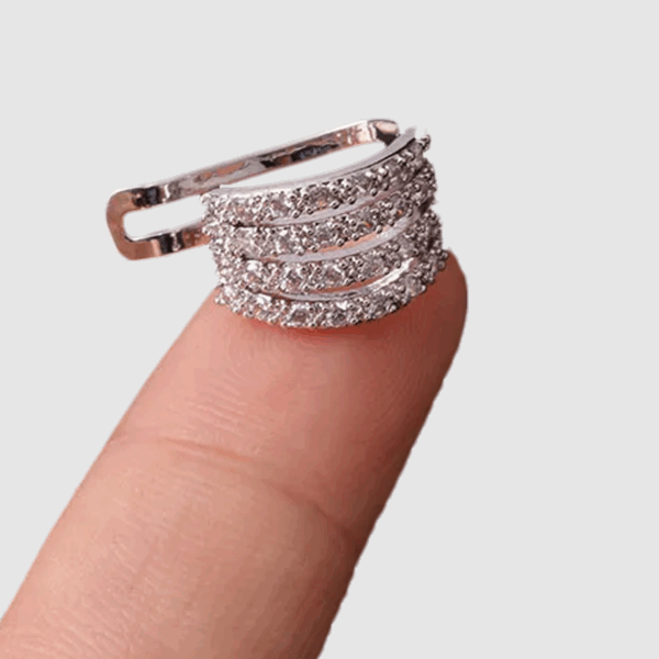 Earcuff Triple Zirconia
