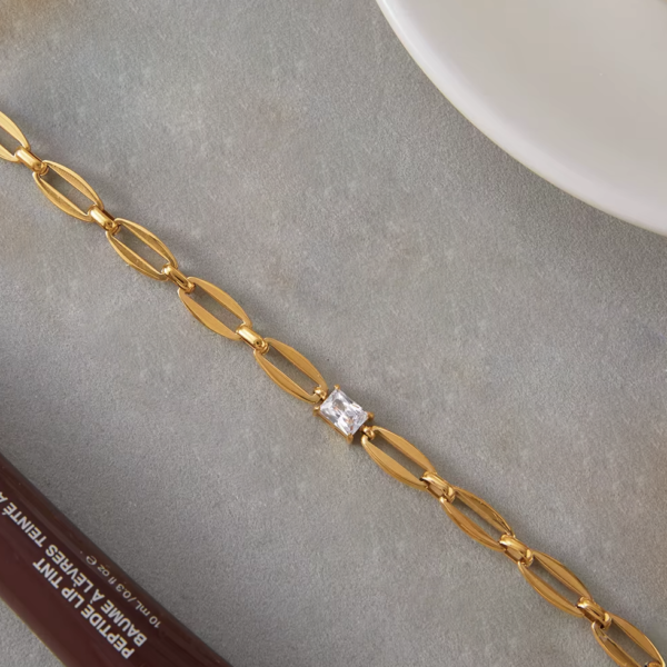 Pulsera Eslabones y Punto de Luz Mod2