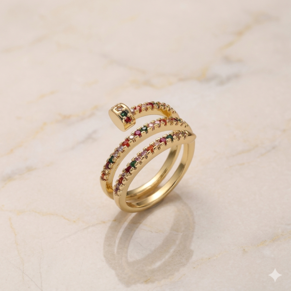 Anillo Clavo de Colores