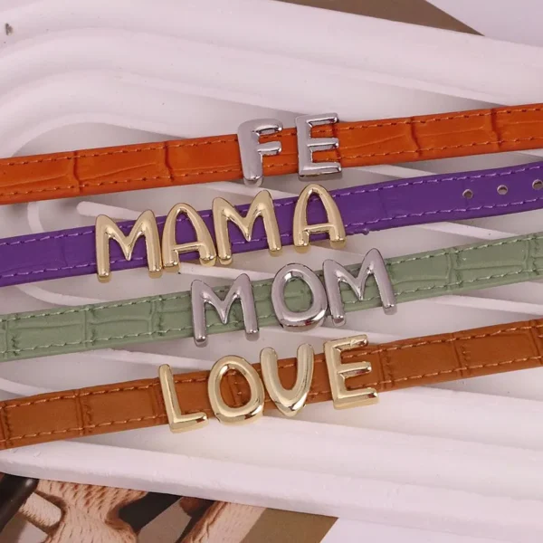 Pulsera Semicuero Frases