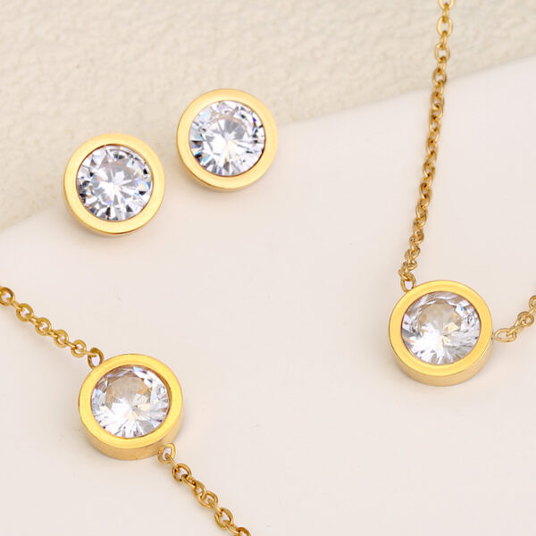 Set Collar+Pulsera+Topitos Mod04