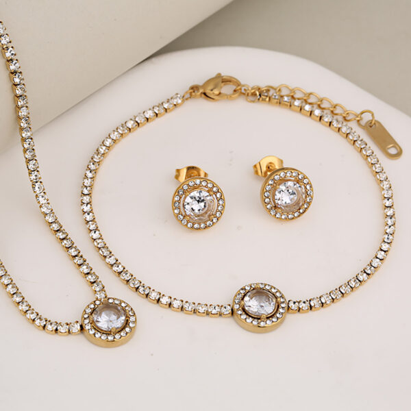 Set Collar+Pulsera+Topitos Mod7