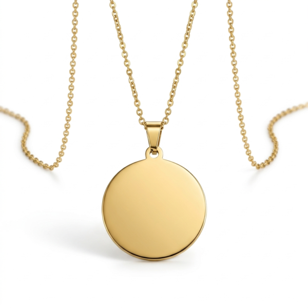 Placa Circular para Grabado Laser