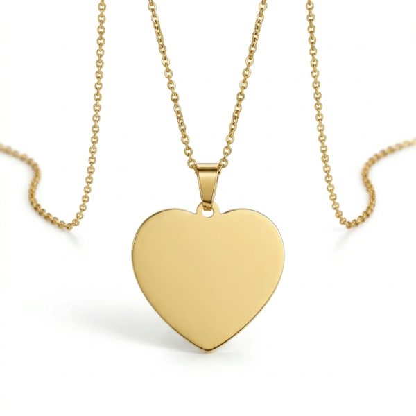 Placa Corazon para Grabado Laser