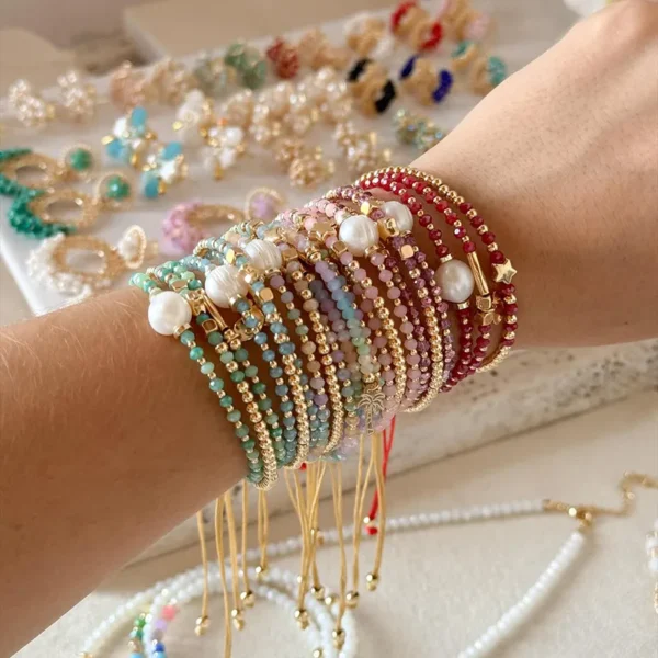 Pulsera de Cristales con Dije