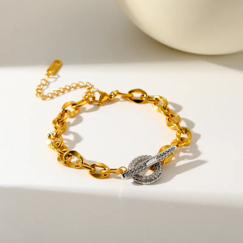 Pulsera Lock Bicolor
