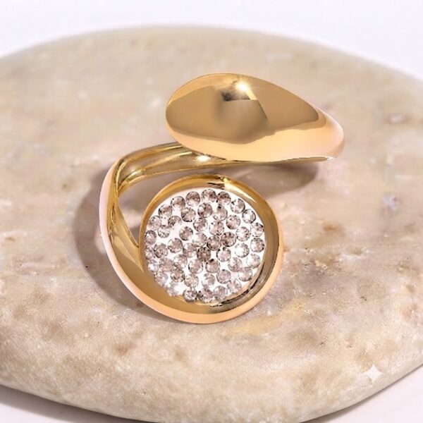 Anillo Circular Brillante