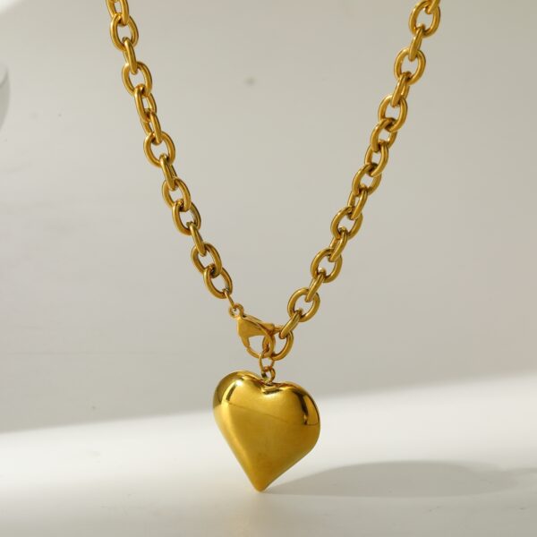 Collar Corazon Chunky
