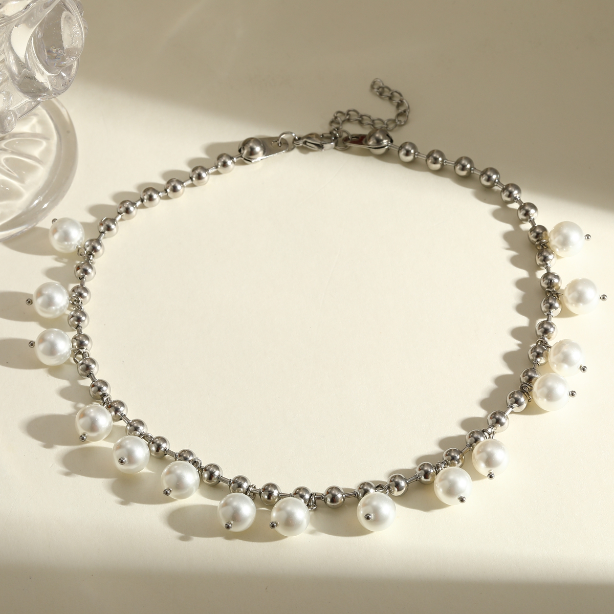 Collar Silver & Pearls - Imagen 2