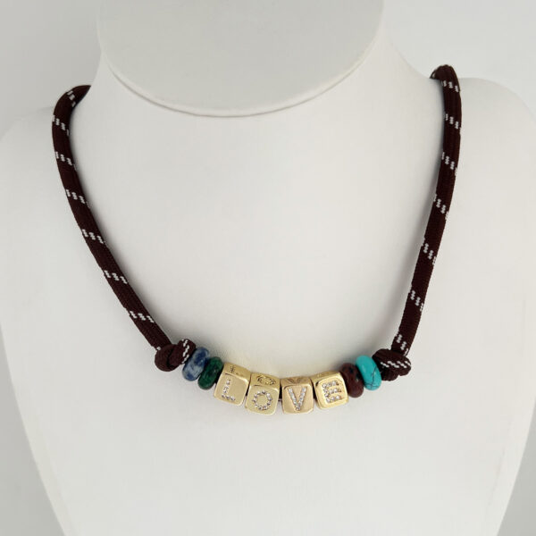 Collar LOVE cordon