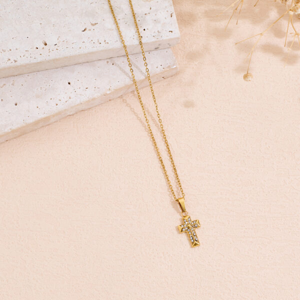 Collar Cruz Mini Zircon