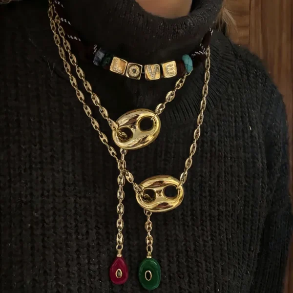 Collar Maxi G-chain colgante