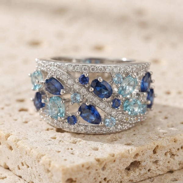 Anillo Brillante Amaranta