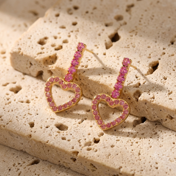 Zarcillo Mini Hearts