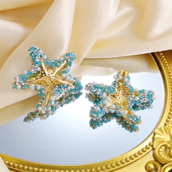 Zarcillo Blue Starfish