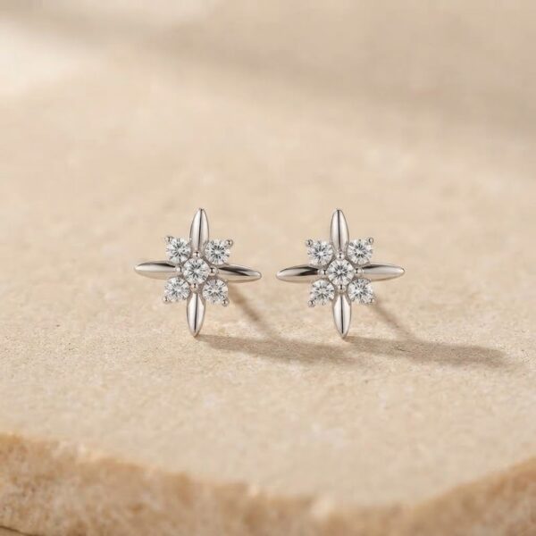 Zarcillo Star Plata 925