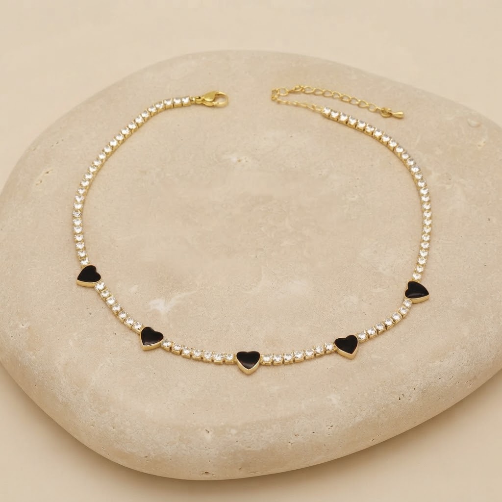 Collar Tira De Corazones - Imagen 2