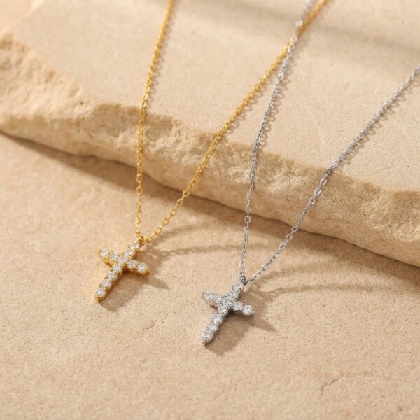 Collar De Cruz Plata 925