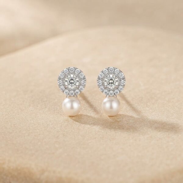 Zarcillo Pearl Plata 925